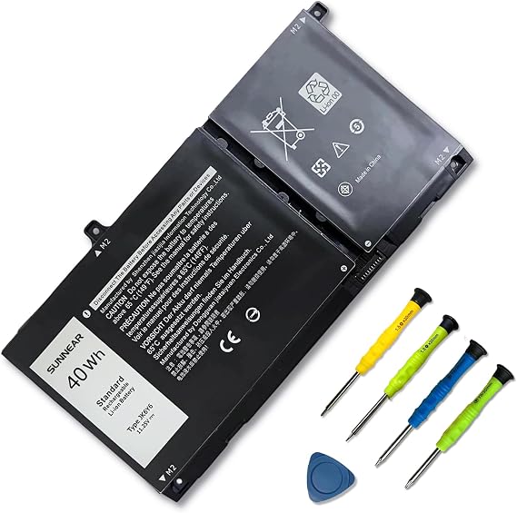 40Wh JK6Y6 Laptop Battery for Dell Latitude 3410 3510 Vostro 5402 5502