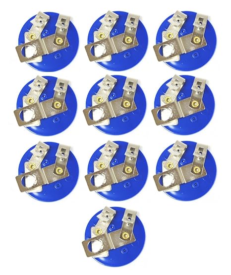 E10 Mini Bulb Holders, Package of 10, Miniature Lamp Holders for Simple Circuits, Physics