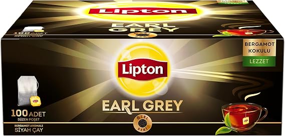 Lipton Earl Gray Glass Bag Tea 100 Piece 200G