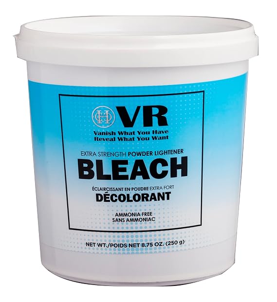 VR Blue Bleaching Hair Powder Extra Strength Lightener & Toner by Cocohoney, Made in Italy (8.75 oz (250 g))