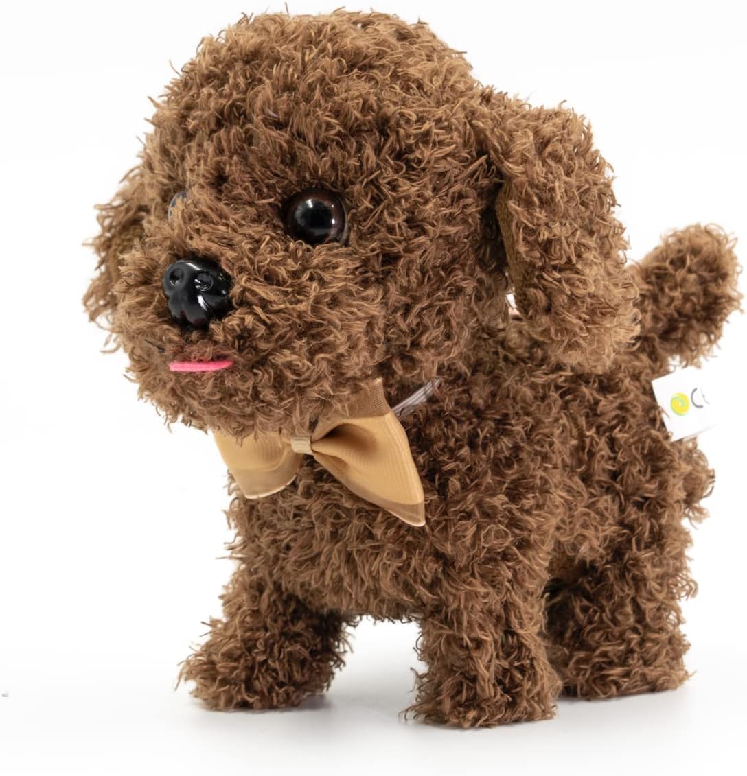 WEofferwhatYOUwant Labradoodle Robot Dog - Interactive Plush Puppy - Cuddly Goldendoodle that Walks and Barks - Makes Authentic Sounds - Interactive Baby Toddler Toy - Ages 18 Months