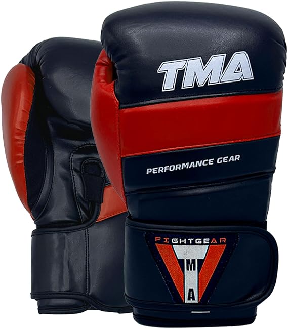 TMA Boxing Gloves for Men & Women - Heavy Bag Gloves, Muay Thai & Kickboxing Gloves for Women, MMA Sparring Gloves w/Splinted Wrist Support & 5-Layer Foam Padding