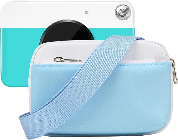 Travel Carry Case Protective Bag for Digital Instant Print Camera Case Storage Bag with Shoulder Strap Camera Accessories Pouch
