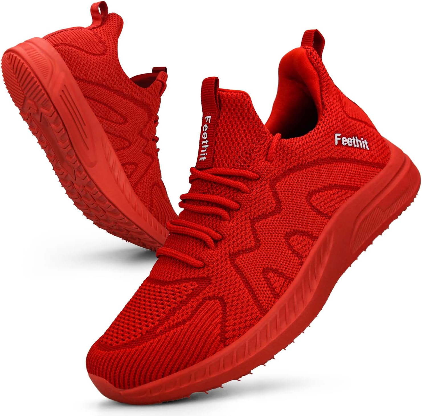 Feethit Women Trainers Casual Sneakers Lightweight Breathable Walking Shoes Gym Sport Tennis