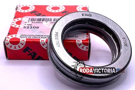 FAG 51106 Thrust Ball Bearing 30x47x11 30mm ID x 47mm OD x 11mm Wide