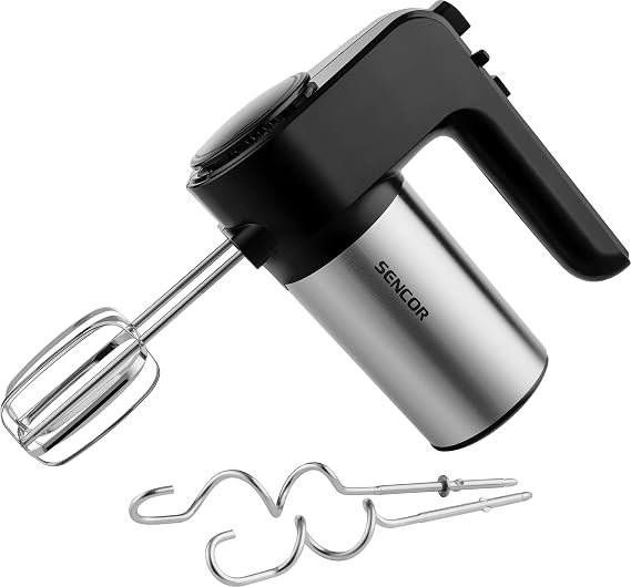 Hand Mixer, 6 Speed Levels, 400 W, Silver
