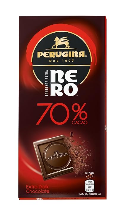 Perugina Chocolate Bars 3oz (1 Bar/unit) (Bittersweet Chocolate 70%)