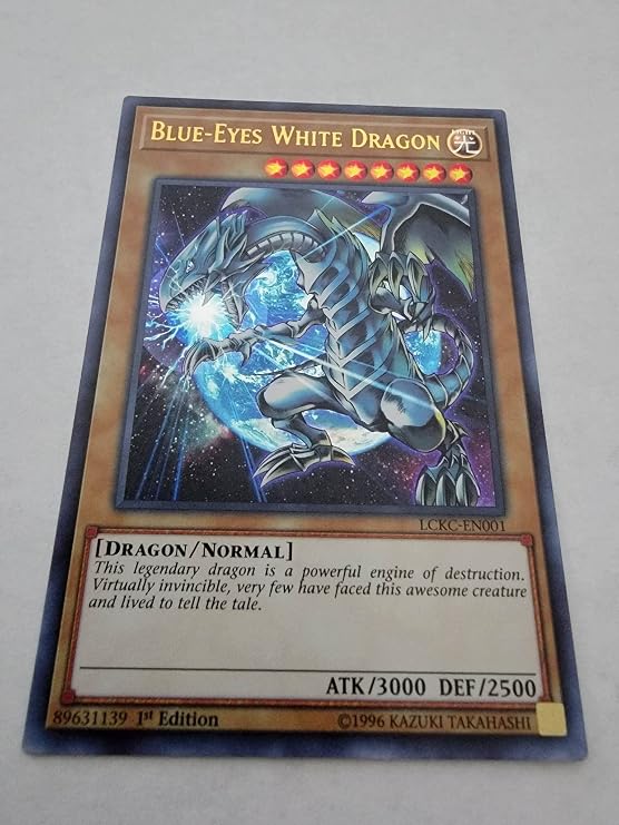 Blue-Eyes White Dragon - LCKC-EN001 - (Version 3) - Legendary Collection Kaiba - Ultra Rare - 1st Edition