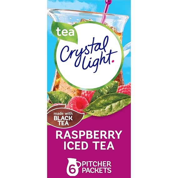 Crystal Light Iced Tea Raspberry Drink Mix 12-Quart Canister