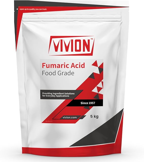 Fumaric Acid - 5 kg (11 lb) - FCC Food Grade Acidulant Powder - Preservative Sour Agent