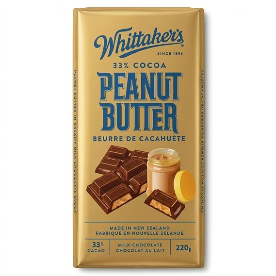 Whittaker's Chocolate Block 200g (Made in New Zealand) (Peanut Butter)