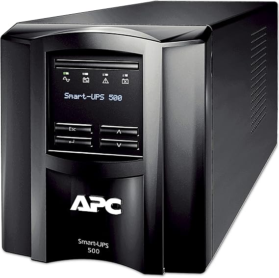 APC Uninterruptible Power Supply UPS 500VA/360W SMT500J E Line Interactive Power Supply Sine Wave