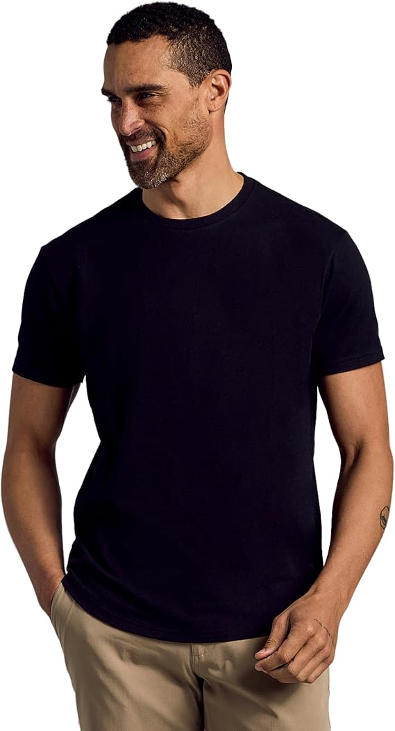 True Classic Mens T-Shirts - Curved Hem or Pocket Tee, Mens Drop Cut Lounge/Sleep or Heavyweight Tshirt