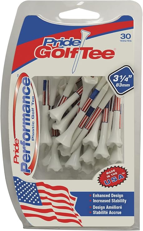 PrideSportsPride Performance Professional Tee System, 3-1/4 inch - 30 Count (Blue)