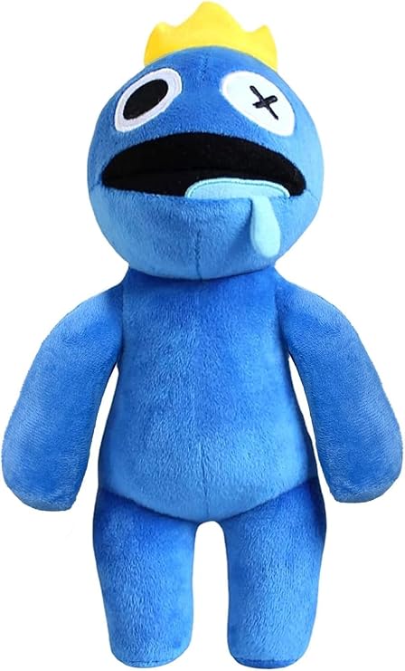 Regenbogen Freunde Plush - Cute Stuffed Toy Rain-Bow Friend Stuffed Animal | Beautifully Animated and Inspired by Rain-Bow Friends (Blue Rain-Bow Friendss)