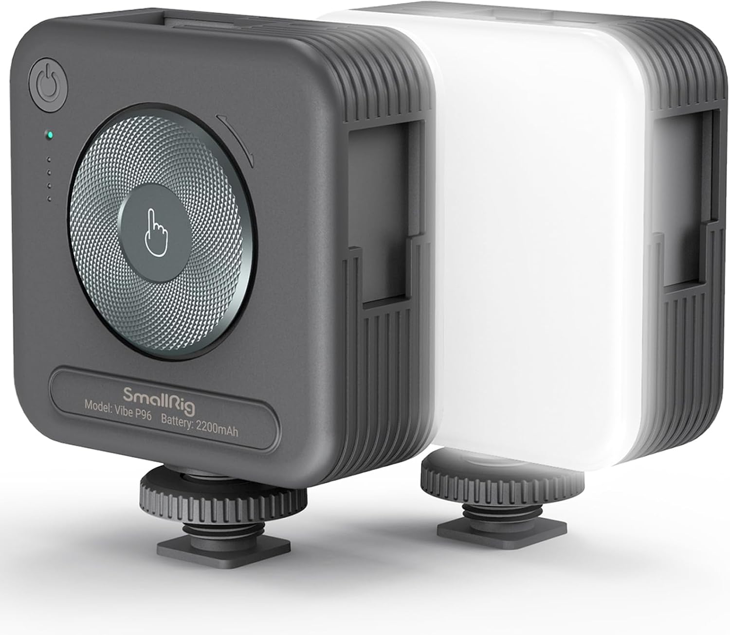 SMALLRIG P96 Mini LED Video Light Video Light 96 LED Beads with Cold Shoe Portable Camera Light with 2200mAh Battery 2700K-6500K CRI 95 Innovative Turntable Control - 3286B