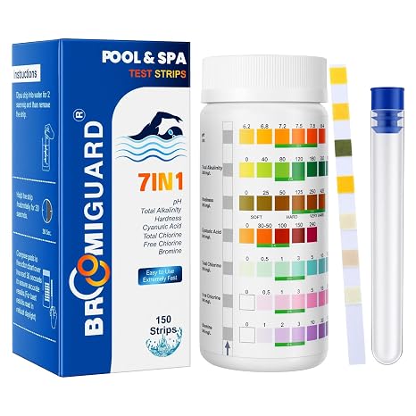 7-Way Pool Test Strips, 150 Hot Tub Test Strips