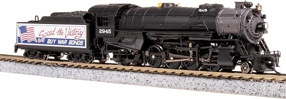 Broadway Limited 7842 USRA Heavy Mikado, War Bonds Billboard, Paragon4 Sound/DC/DCC, N (NP) Scale