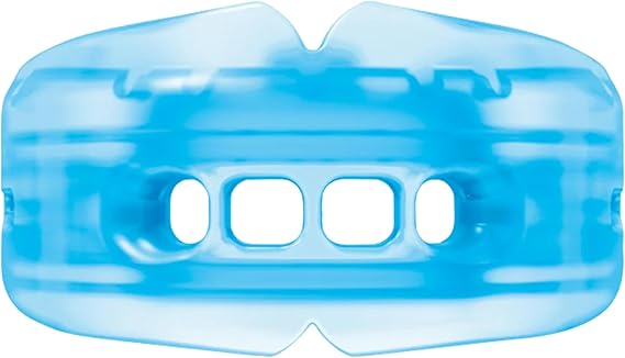 Double Braces Strapless Mouth Guard Blue, Youth