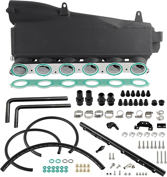 Top Intercooler Charge Air Cooler Manifold for Gen 1 BMW B58 M140i 340i 440i 540 Aluminum Black