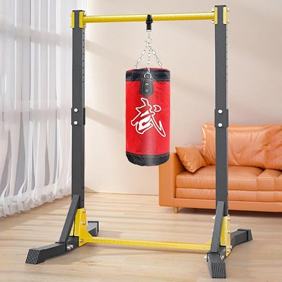 Power Tower Pull Up Bar Station | Multi-Function Adjustable Height Dip Station for Home Gym Workout, Strength Training Fitness Equipment, Pull Up Stand 400LBS with 11 Gears Adjustment