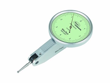 Mahr Federal 4308970 801 SGM MarTest Standard Version Test Indicator, 0.0001" x 0.004", 1.1" Dial, 0.57" Styli