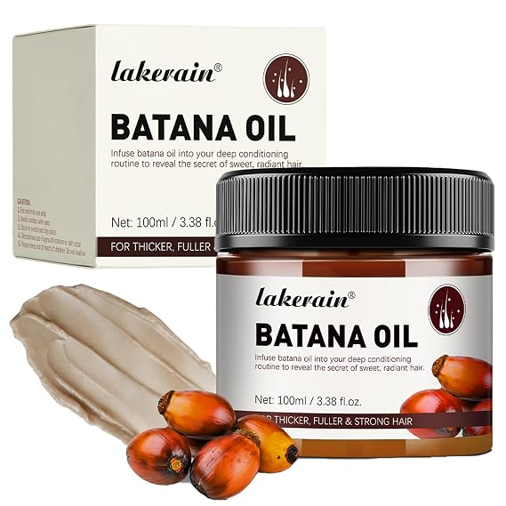 Batana Oil for Hair Growth, Bantana Natural Hair Growth Oil, Repairs Damaged Hair, Batana oil from Honduras Unrefined Promotes Hair thickness for Men & Women