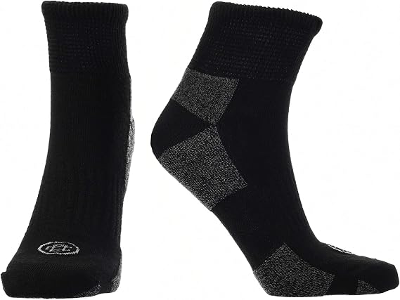 Doctor's Choice Diabetic Quarter Socks for Men Non-Binding Top Seamless Toe