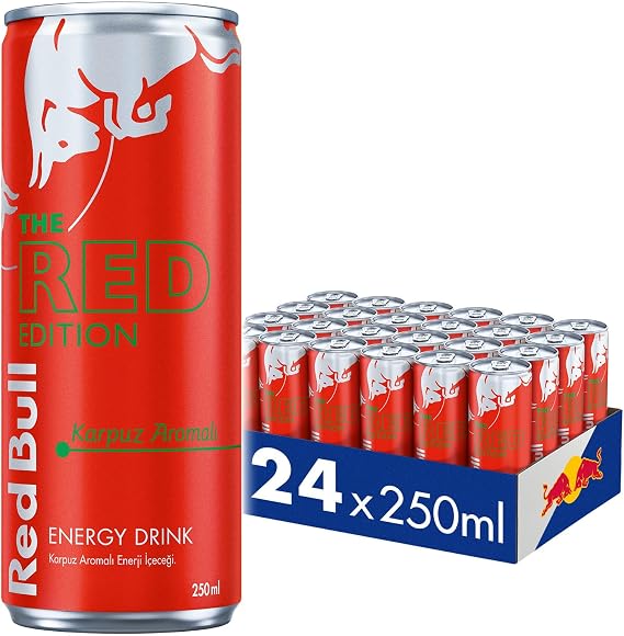 Red Bull Energy Drink, Watermelon, 250 ml (24 Pack, 24x250 ml)