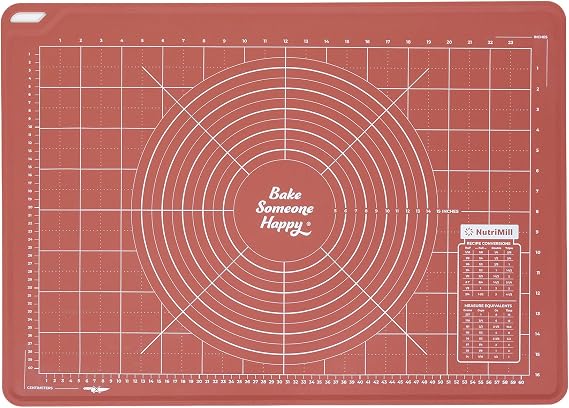 NutriMill Silicone Dough Mat - Large 20" x 28"