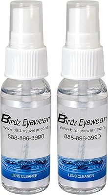 Two Bottles of Birdz Eyewear Amazing Eyeglasses Sunglasses Lens Cleaning Spray