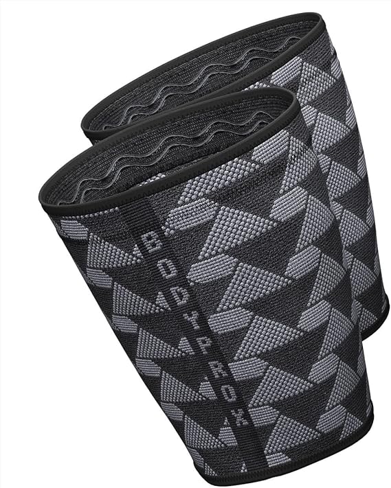 BODYPROX Thigh Compression Sleeve(1 Pair), Hamstring Compression Sleeve for Men and Women