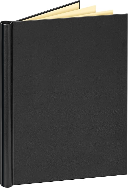 Veloflex 4944 080 Springback Binder A4 Leather-Grain Structure Black