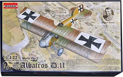 Roden Albatros D.II German Fighter Airplane Model Kit
