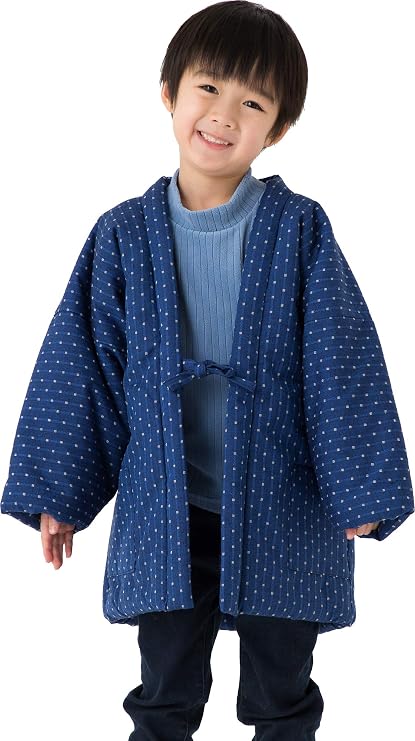 WATANOSATO Boys&Girls Dobby HANTEN Kimono Style Jacket