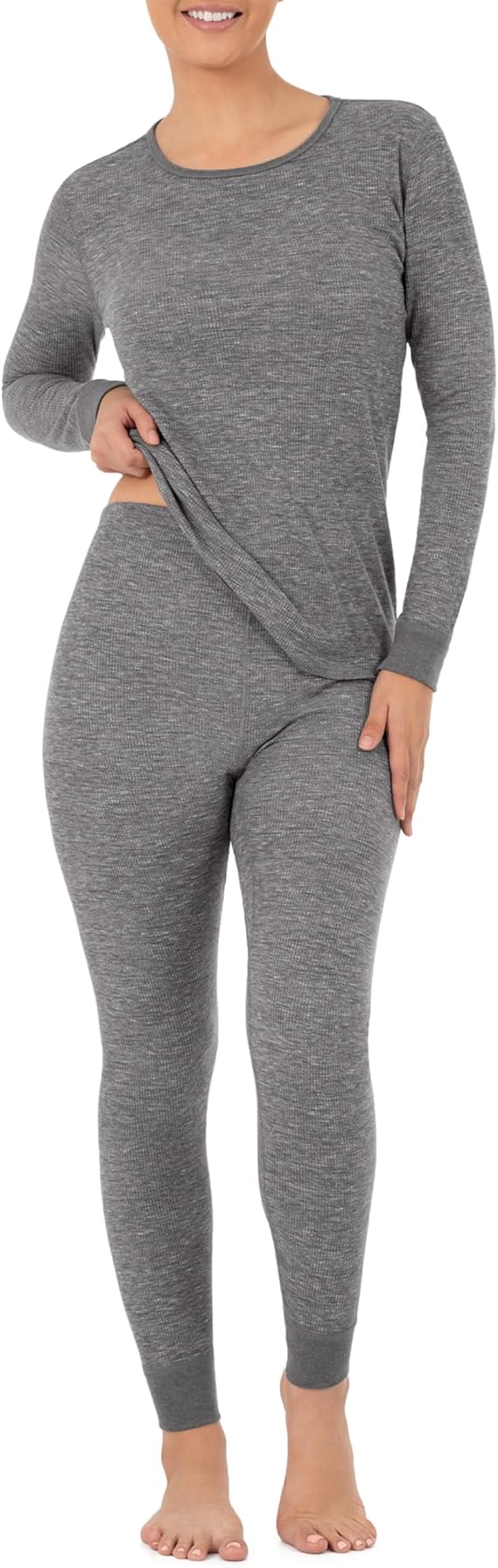Fruit of the Loom Women's Micro Waffle Premium Thermal Set