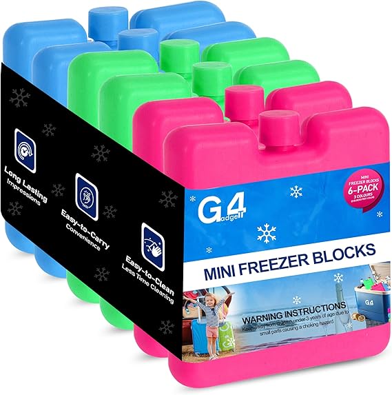 Freezer Blocks Ice Brick Pack Block Blocks Freezer Cooler Bag Box Travel Picnic