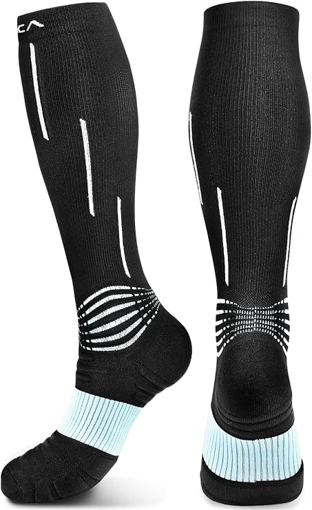 NEENCA Compression Socks for Women & Men 20-30 mmHg Knee High