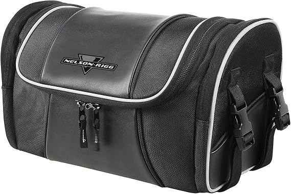 Nelson-Rigg Route 1 Day Trip Backrest/Sissy Bar Rack Bag; Fits Harley Davidson, Indian, Yamaha & Suzuki Motorcycles