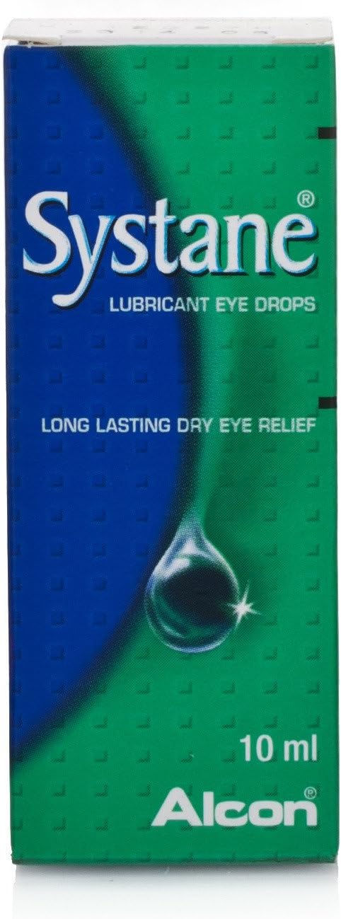 Systane Lubricating Eye Drops: Long-Lasting Relief for Dry Eyes - 10ml