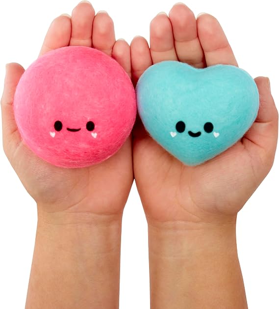Fluffie Stuffiez Round Candy and Heart Candy Minis Collectible Feature - Surprise Reveal Unboxing Soft and Squishable Tactile Play Fidget DIY
