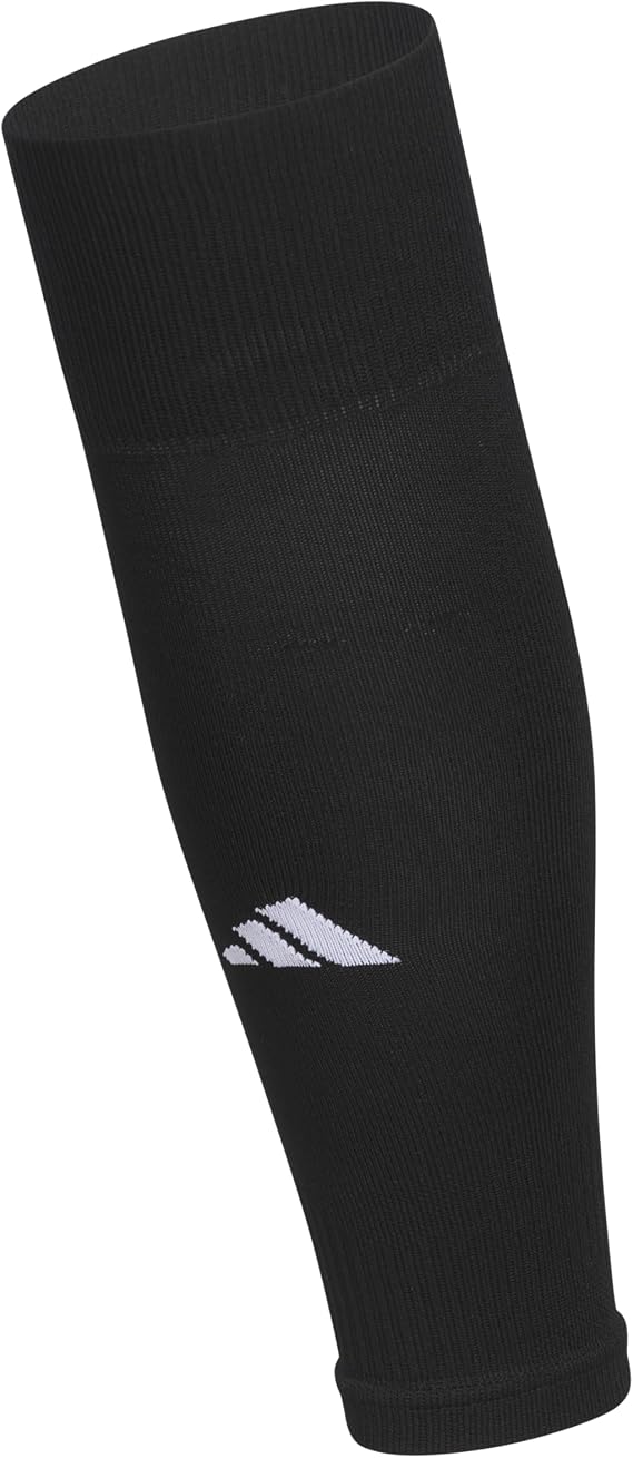 adidas Unisex Metro Soccer Socks or Calf Sleeves (1 Pair) Over-the-Calf | Unisex, 1-Pack, Cushioned Impact Zones, Moisture-Wicking, Calf Compression, Versatile Layering, Game & Practice Ready