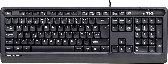 A4tech A4 TECH FK10 F USB Türkçe FN-MULTİMEDYA Siyah/Gri Klavye