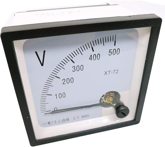 AC 0~500V Square Analog Volt Pointer Needle Panel Meter Voltmeter XT-72