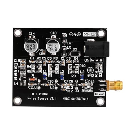 Noise Source Module 1.5GHz High Flatness Filtered Amplifier Noise Generator for Spectrum Analyzer with SMA Connection