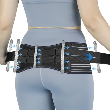 Sacroiliac Hip Belt SI Joint, Lower Back Support Brace for Women and Men | Sacroiliac SI Joint, Sciatica Pain Relief Devices, Trochanter Belt, Non-Slip, Adjustable & Breathable Pain Relief Brace