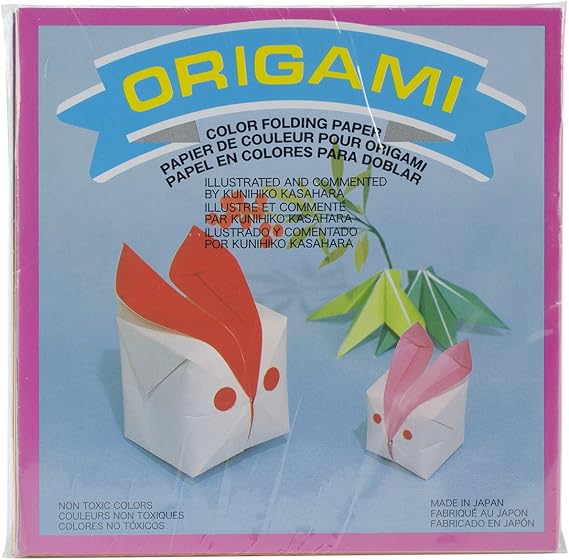 Aitoh Origami Paper 5.875"X5.875" 300/Pkg, Assorted Colors
