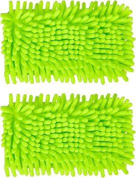 Qaestfy Pack of 2 Chenille Pad Refill Compatible with QAE026/QAE031 Ceiling Fan Clenae Duster with Long Handle
