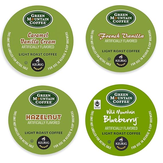 Green Mountain Flavored Variety (22 K-cups) Keurig