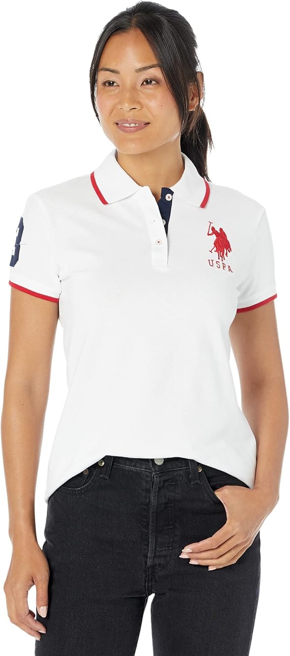 U.S. POLO ASSN. Triple Crown Polo White SM